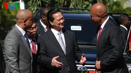 Prime Minister Nguyen Tan Dung wraps up visit to Haiti - ảnh 1